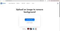 Новый сервис для удаления фона с изображений. image preview