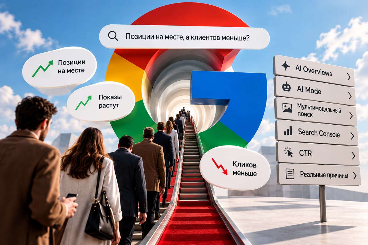 Позиции на месте, а клиентов меньше: как читать Search Console после 24 сентября 📉 image preview