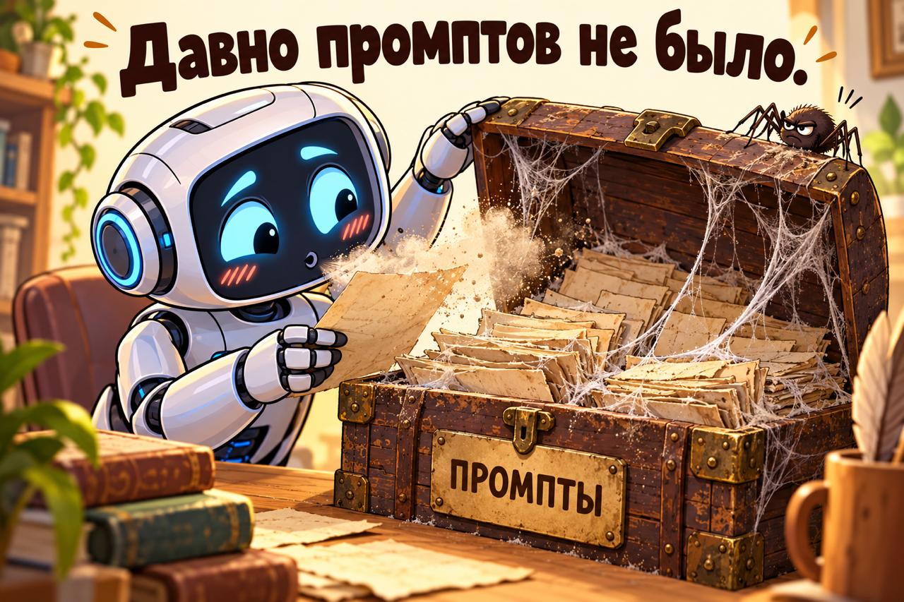 Давно промптов не было. image preview