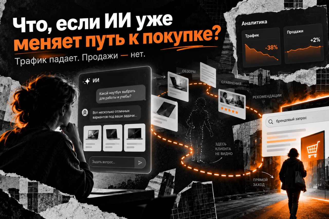А если трафик падает, а продажи — нет? Кажется, ИИ начинает ломать привычную атрибуцию image preview