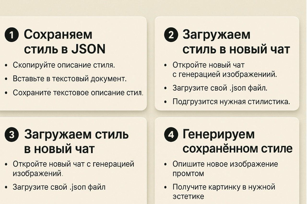 Как сохранить стиль изображений в ChatGPT image preview