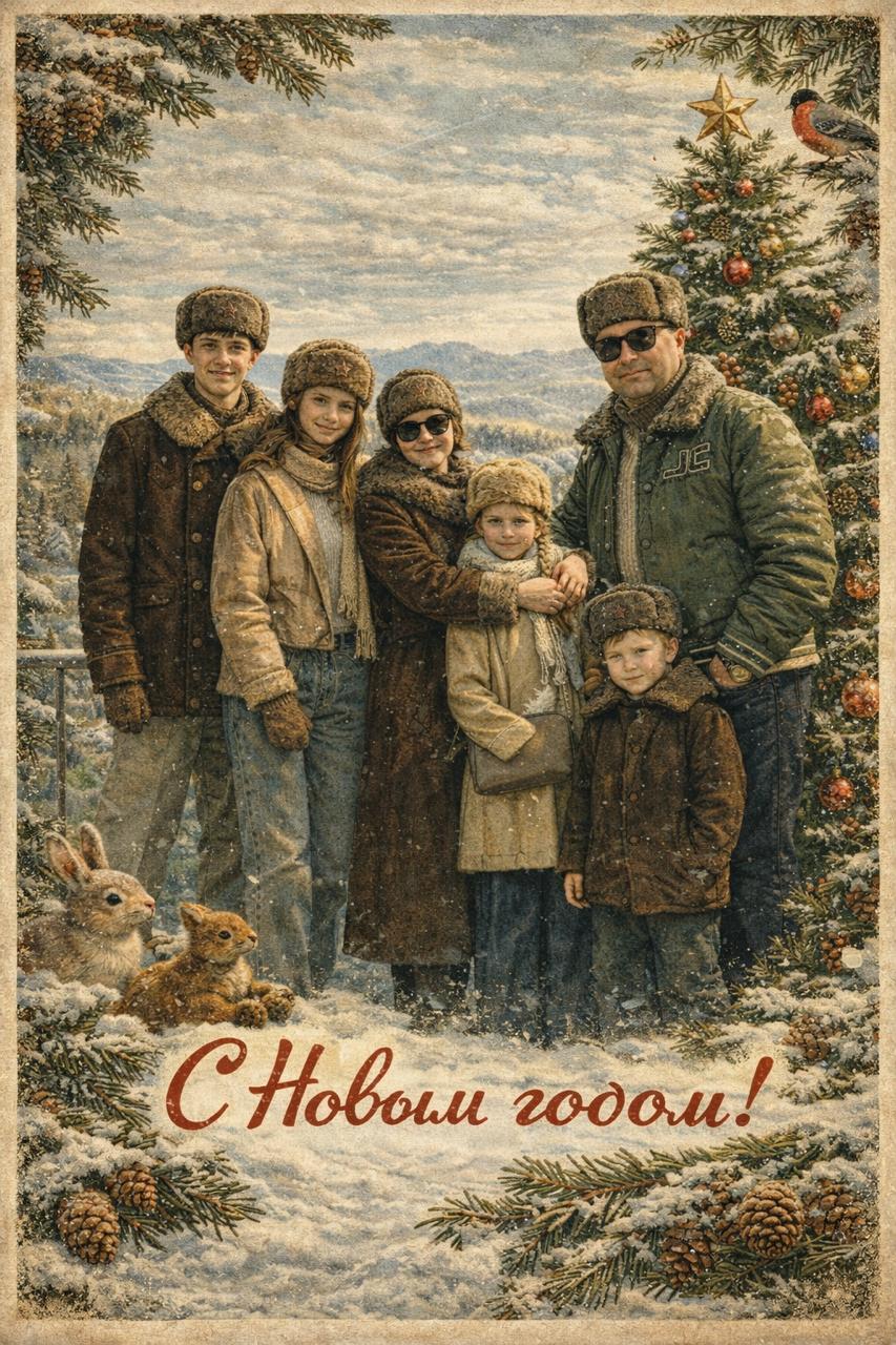 Создаем новогодние открытки себе и близким image preview