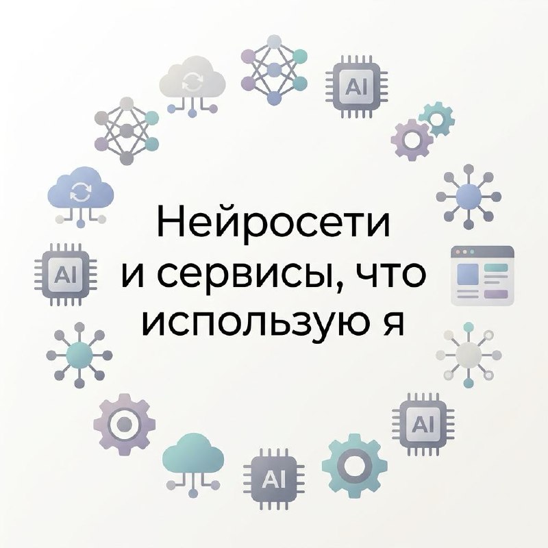 Нейросети и сервисы, которые у меня почти каждый день открыты в работе. image preview
